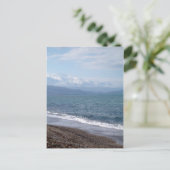 冬のビーチはがき ポストカード (スタンド正面)