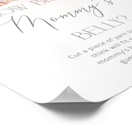 冬のピンクどのように大きいママのベリーゲームポスター ポスター (角)