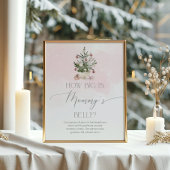 冬のピンクどのように大きいママのベリーゲームポスター ポスター