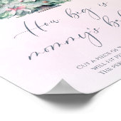 冬のピンクどのように大きいママの腹のゲーム ポスター (角)