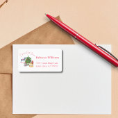 冬のピンクの女の子の赤ちゃんシャワー外は寒い ラベル