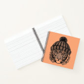 冬のファッションレディタイガー ノートブック (内部)