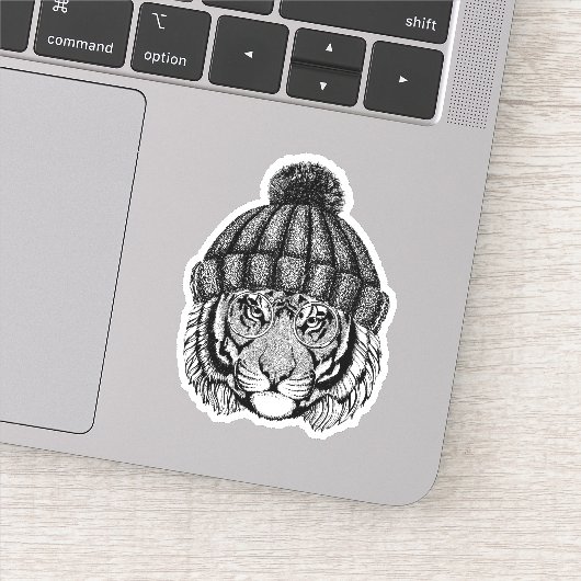 冬のファッション準備タイガー シール (詳細)