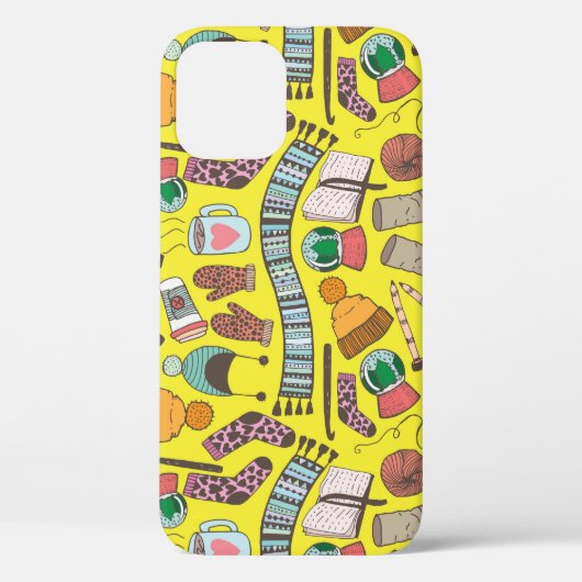 冬のファッション: Doodle Sketch Pattern Case-Mate iPhoneケース (裏面)