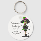 冬のファンではない キーホルダー (正面)