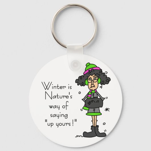 冬のファンではない キーホルダー (正面)