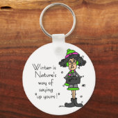 冬のファンではない キーホルダー (正面)