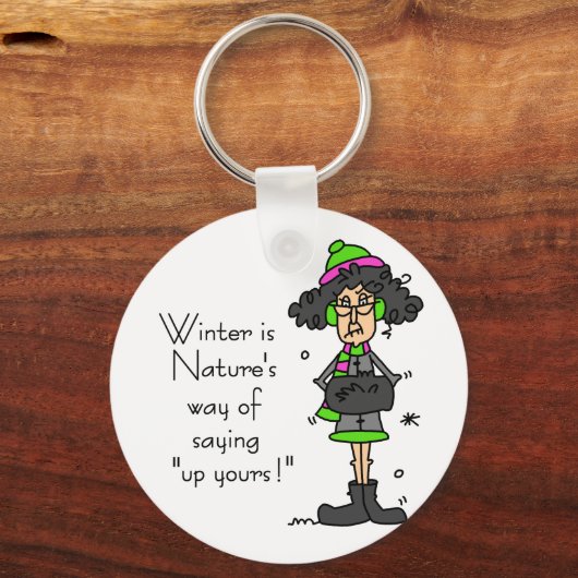 冬のファンではない キーホルダー (正面)