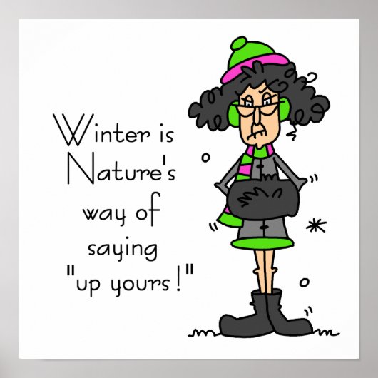 冬のファンではない ポスター (正面)