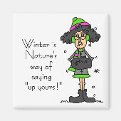 冬のファンではない マグネット (正面)