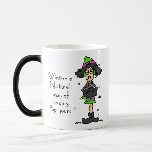 冬のファンではない モーフィングマグカップ (左)