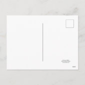 冬のファンタジーの冬の射手の女の子カードへの戸口 シーズンポストカード (裏面)