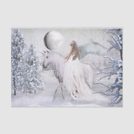 冬のファンタジーティッシュペーパー 薄葉紙 (正面)