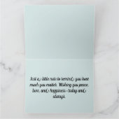 冬のファンタジープリンセスの雪に覆われた童話の土地 カード (内部)