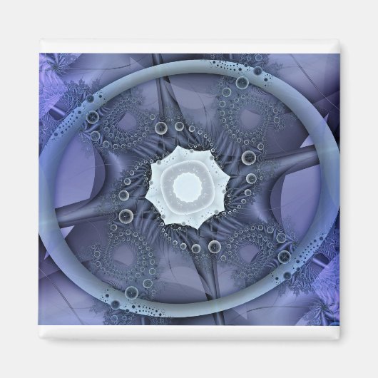 冬のファンタジー マグネット (正面)