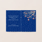 冬のファンタジー 箔カード (内部)