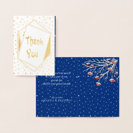 冬のファンタジー 箔カード (ディスプレー)