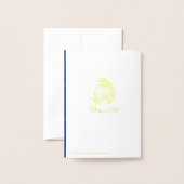 冬のファンタジー 箔カード (裏面封筒付き)