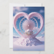 冬のファンタジー: Snowy Miracle 結婚ハート