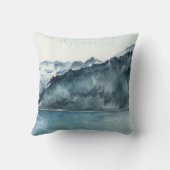 冬のフィヨルド クッション (裏面)