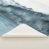 冬のフィヨルド シェルパブランケット (3/4)