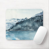 冬のフィヨルド マウスパッド (マウス)