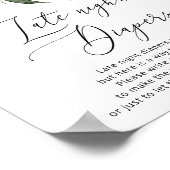 冬のフェスティバルの葉深夜おむつゲーム ポスター (角)