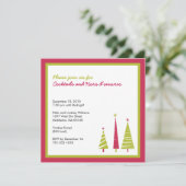 冬のフェスティバルツリー | ホリデー 招待状 (スタンド正面)