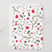 冬のフェスティバルリースクリスマス3の写真 シーズンカード (裏面)