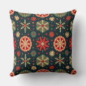 冬のフェスティバル開花 クッション (裏面)