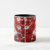 冬のフェスティバル3Dマグコージーホリデーに最適 マグカップ (中央)