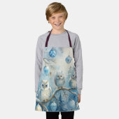 冬のフクロスクリスマスエプロン エプロン (着用した状態)