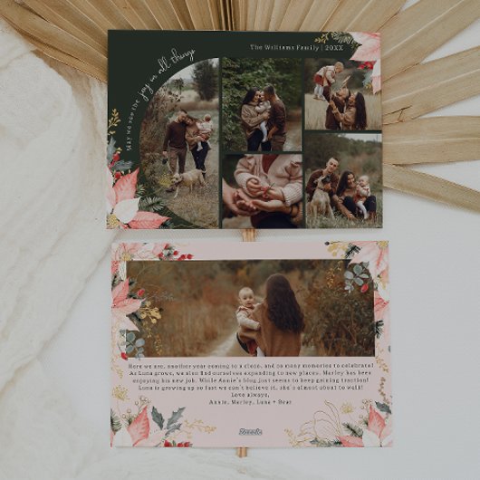 冬のフローラすべての事で喜びをアーチ6写真 シーズンカード