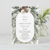 冬のフローラとパイン2の式結婚プログラム 招待状 (スタンド正面)