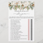 冬のフローラと松ブライダルシャワーシューゲーム (正面)