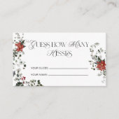 冬のフローラどのぐらいキスブライダルゲーム エンクロージャーカード (正面)