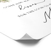 冬のフローラどのぐらいキスブライダルシャワーゲーム ポスター (角)