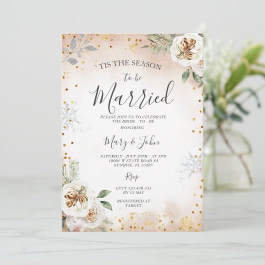 冬のフローラになる結婚した季節だ 招待状 (スタンド正面)