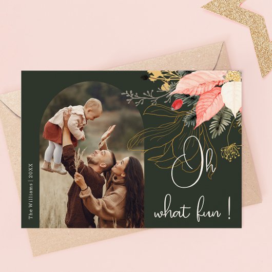 冬のフローラアーチああ何おもしろい2枚の写真 シーズンカード