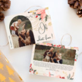 冬のフローラアーチピンクああ何おもしろい2枚の写真 シーズンカード