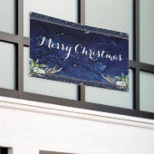 冬のフローラエレガントメリークリスマス 横断幕 (ビルの外側)