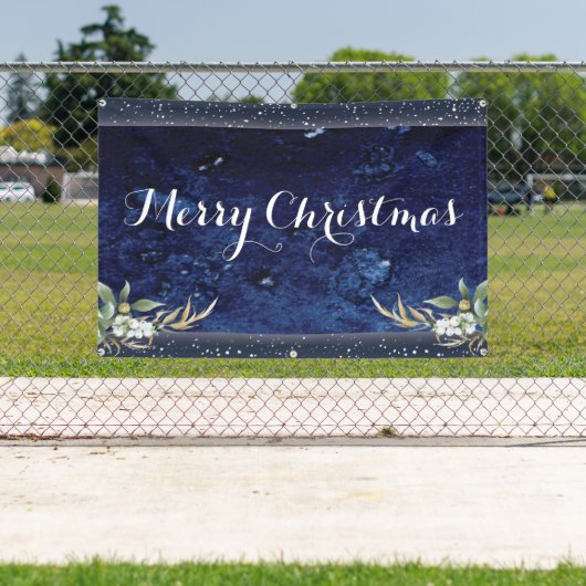 冬のフローラエレガントメリークリスマス 横断幕 (インサイチュ)