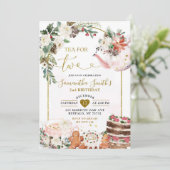 冬のフローラクリスマスティーセカンドバースデーパーティー 招待状 (スタンド正面)