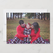 冬のフローラクリスマスパインファミリーホリデーカード シーズンカード (裏面)