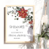 冬のフローラブライダルシャワーへようこそ ポスター