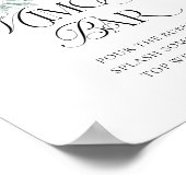 冬のフローラブライダルシャワーミモサバー ポスター (角)