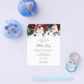 冬のフローラブライダルシャワー |予算フライヤー チラシ (シングル)