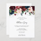 冬のフローラブライダルシャワー |予算 (正面/裏面)