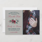 冬のフローラホリデークリスマスセーブ セーブザデート (正面)