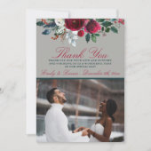 冬のフローラホリデークリスマス12月ありがとう 招待状 (正面)